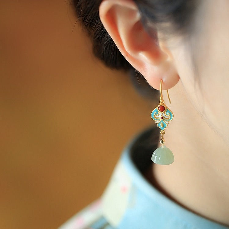 Vintage Handmade Gold Earring