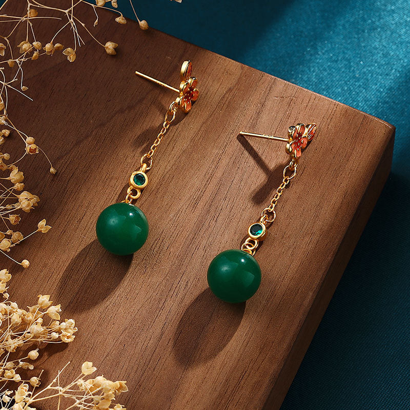 Vintage Handmade Gold Earring