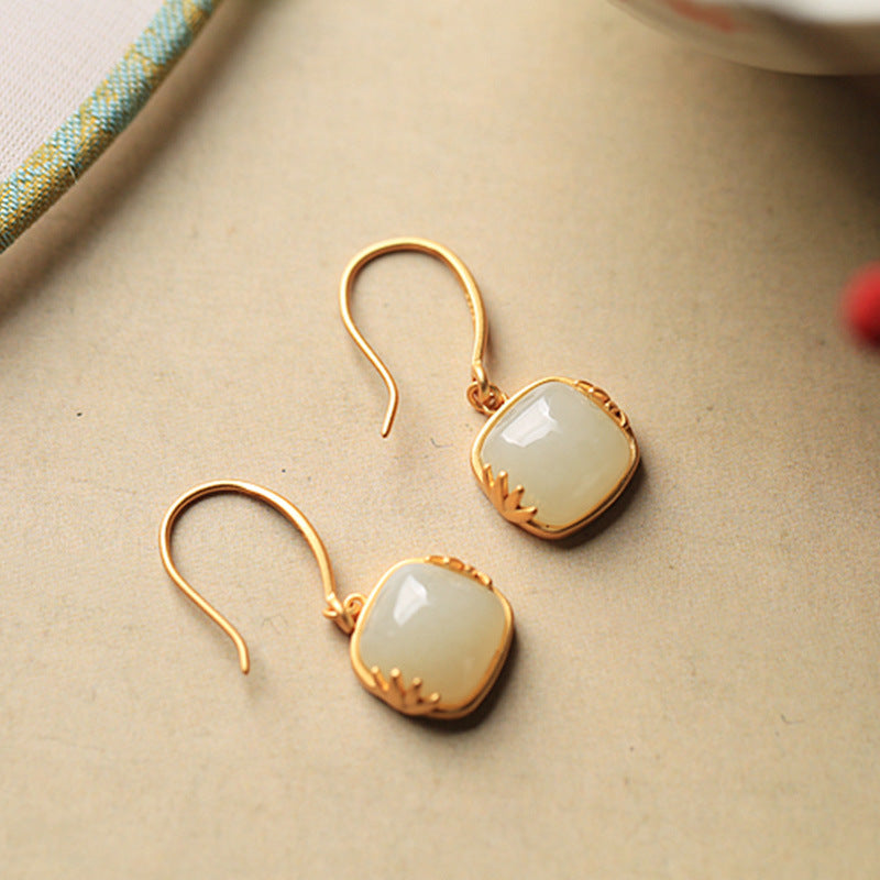 Vintage Handmade Gold Earring