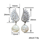 Delicate Artisan Pearl Earring