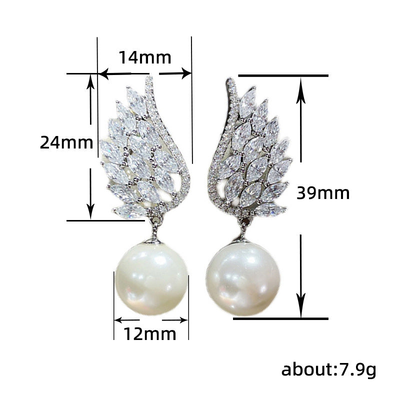 Delicate Artisan Pearl Earring