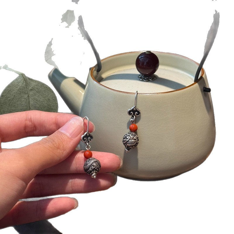 Vintage Handmade Silver Earring