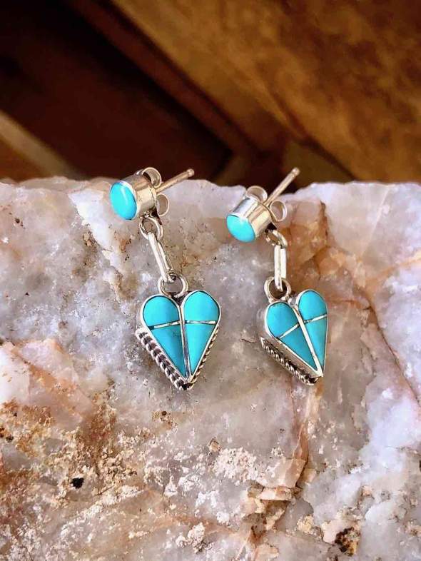 Vintage Handmade Silver Earring