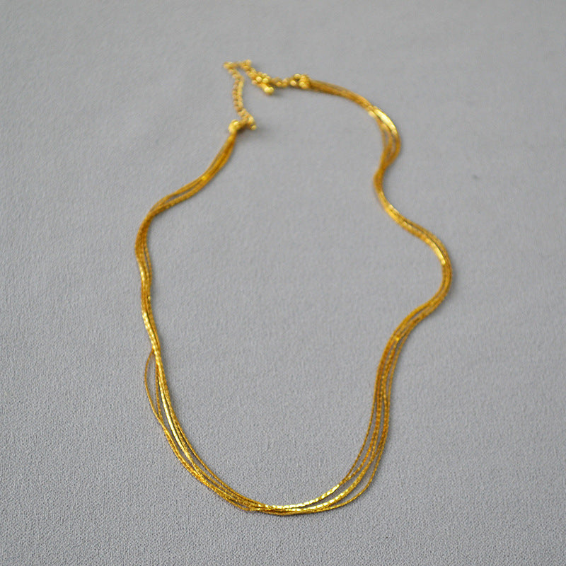Beautiful Gold Necklace with Unique Style