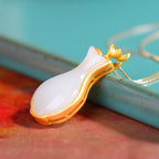 Vintage Handmade Gold Necklace