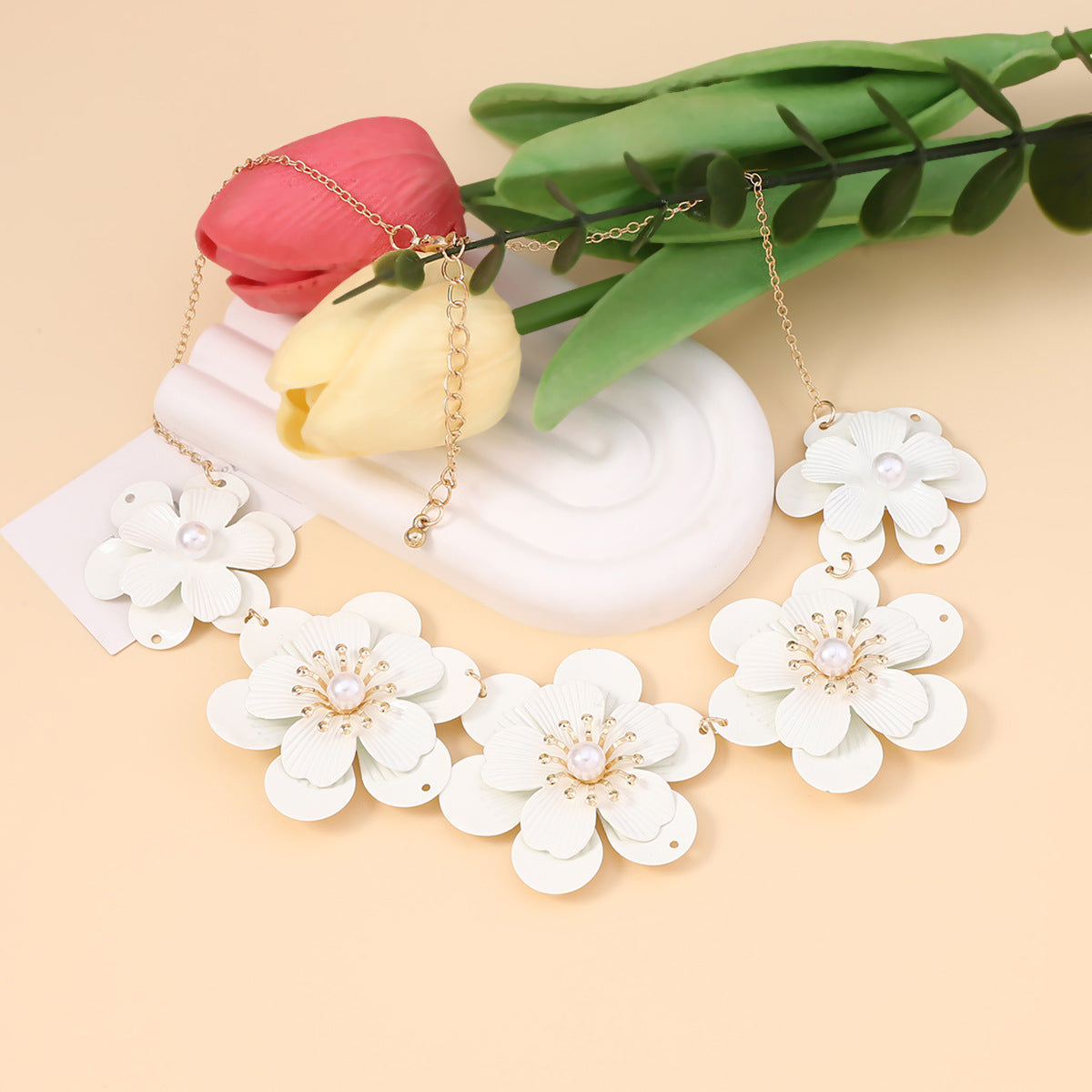 Vintage Handmade Pearl Necklace