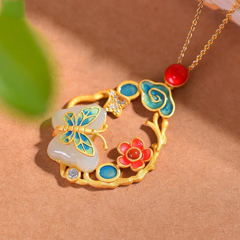 Vintage Handmade Gold Necklace