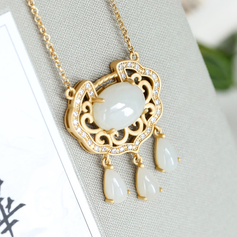 Vintage Handmade Gold Necklace