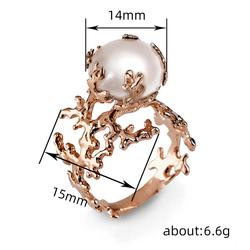 Vintage Handmade Pearl Ring