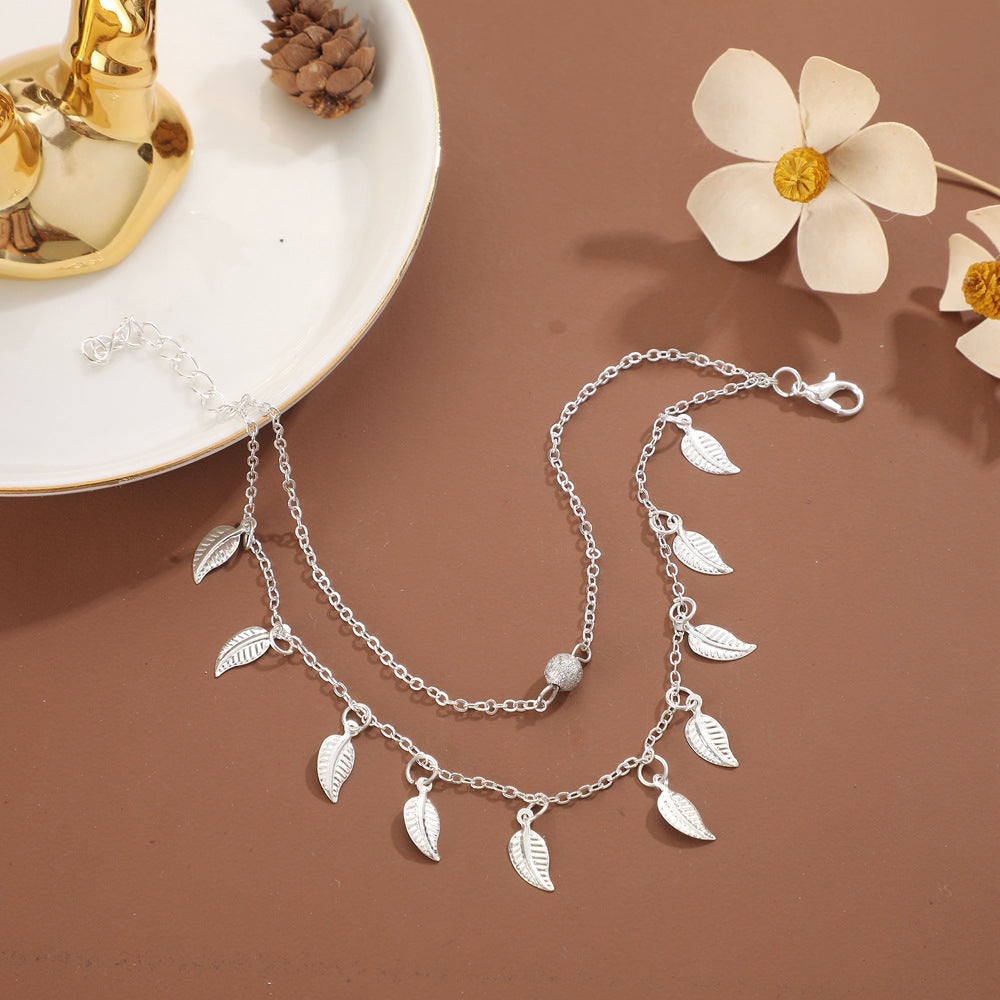 Beautiful Pearl Anklet with Unique Style