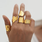 Beautiful Gold Ring with Unique Style