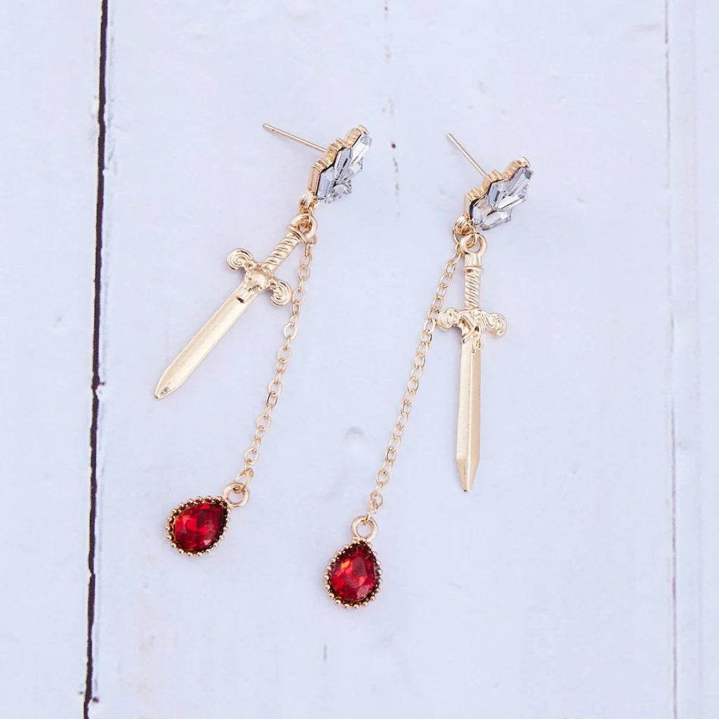 Delicate Artisan Gold Earring
