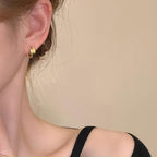 Vintage Handmade Gold Earring