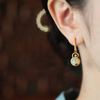 Vintage Handmade Gold Earring