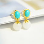 Vintage Handmade Gold Earring