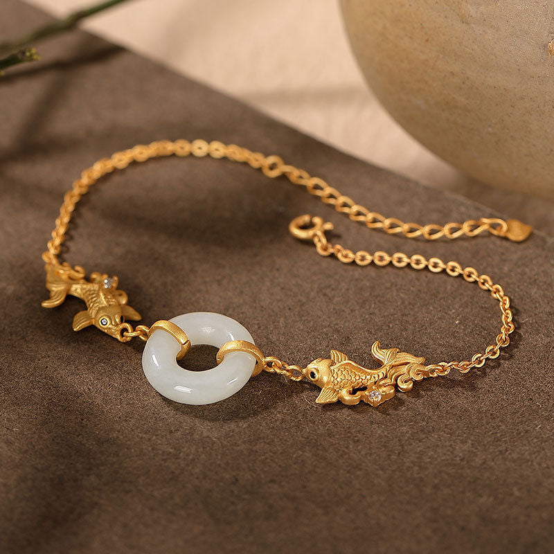 Vintage Handmade Gold Bracelet