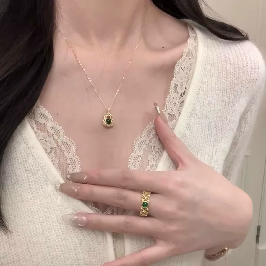 Vintage Handmade Gold Necklace