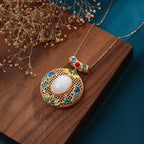 Vintage Handmade Gold Necklace