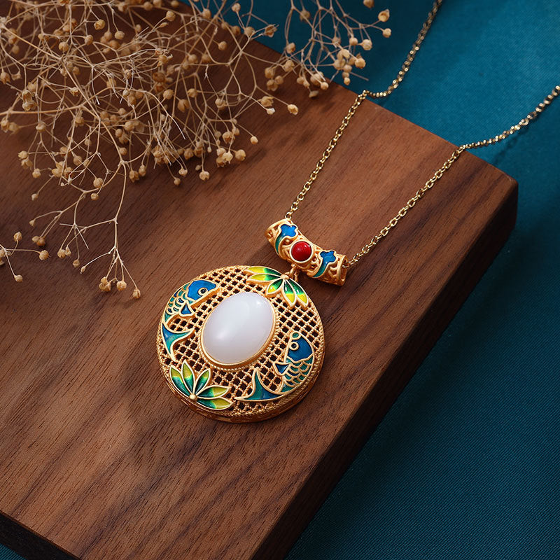 Vintage Handmade Gold Necklace