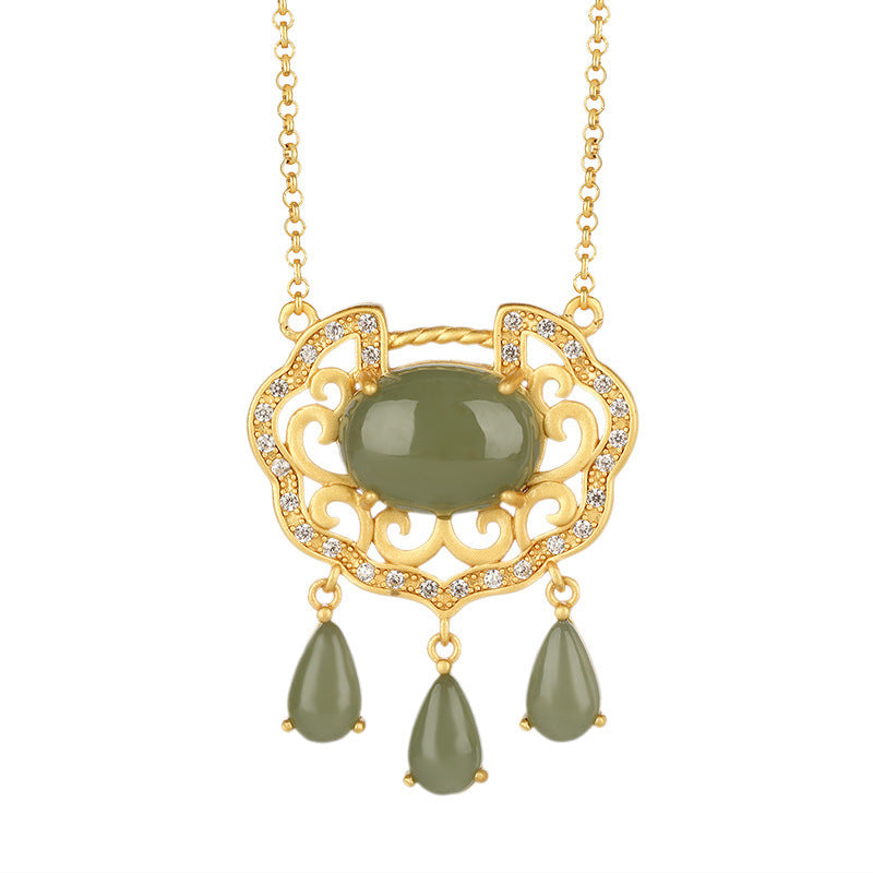 Vintage Handmade Gold Necklace