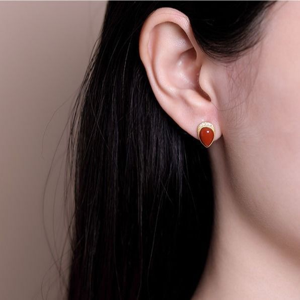 Vintage Handmade Silver Earring