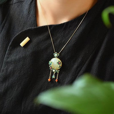 Vintage Handmade Gold Necklace