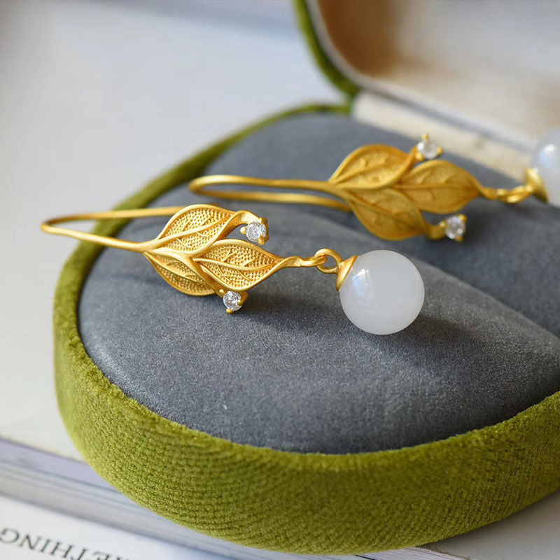 Vintage Handmade Gold Earring