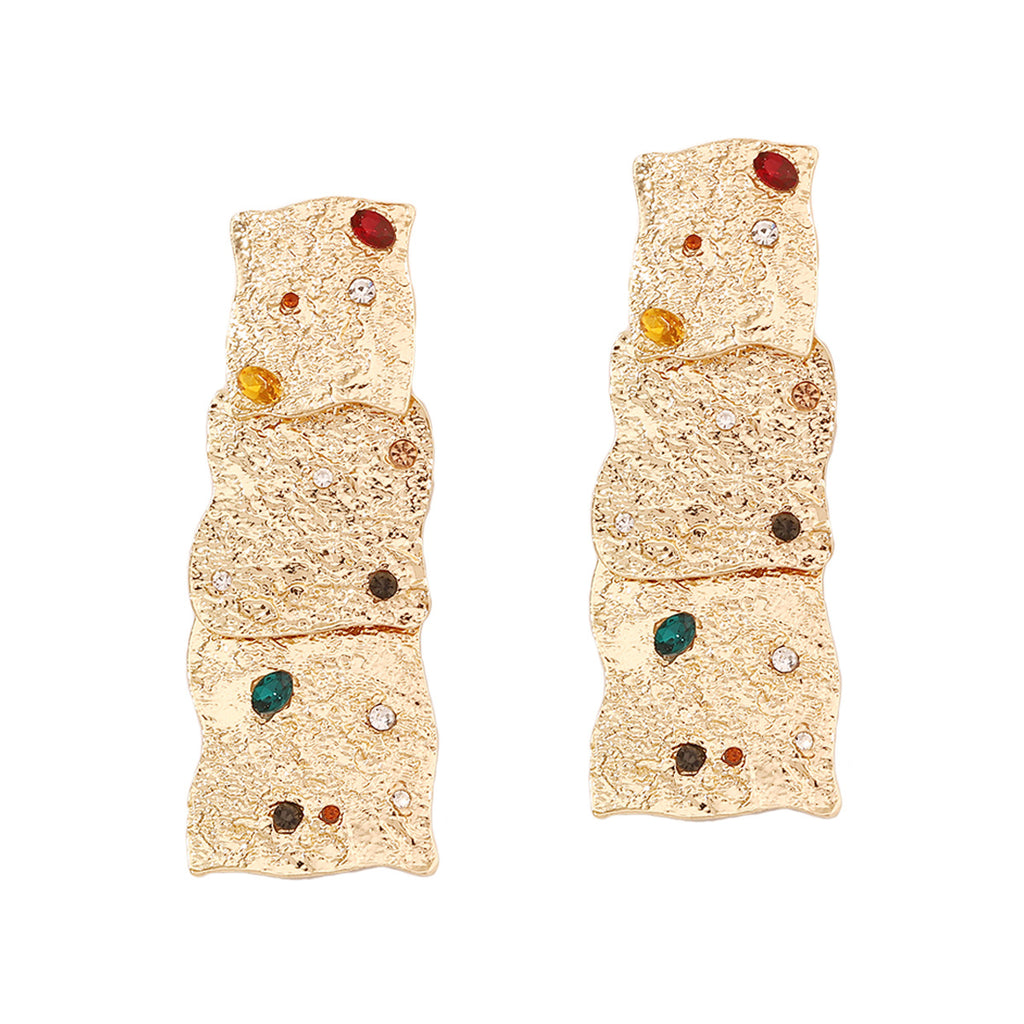 Vintage Handmade Gold Earring