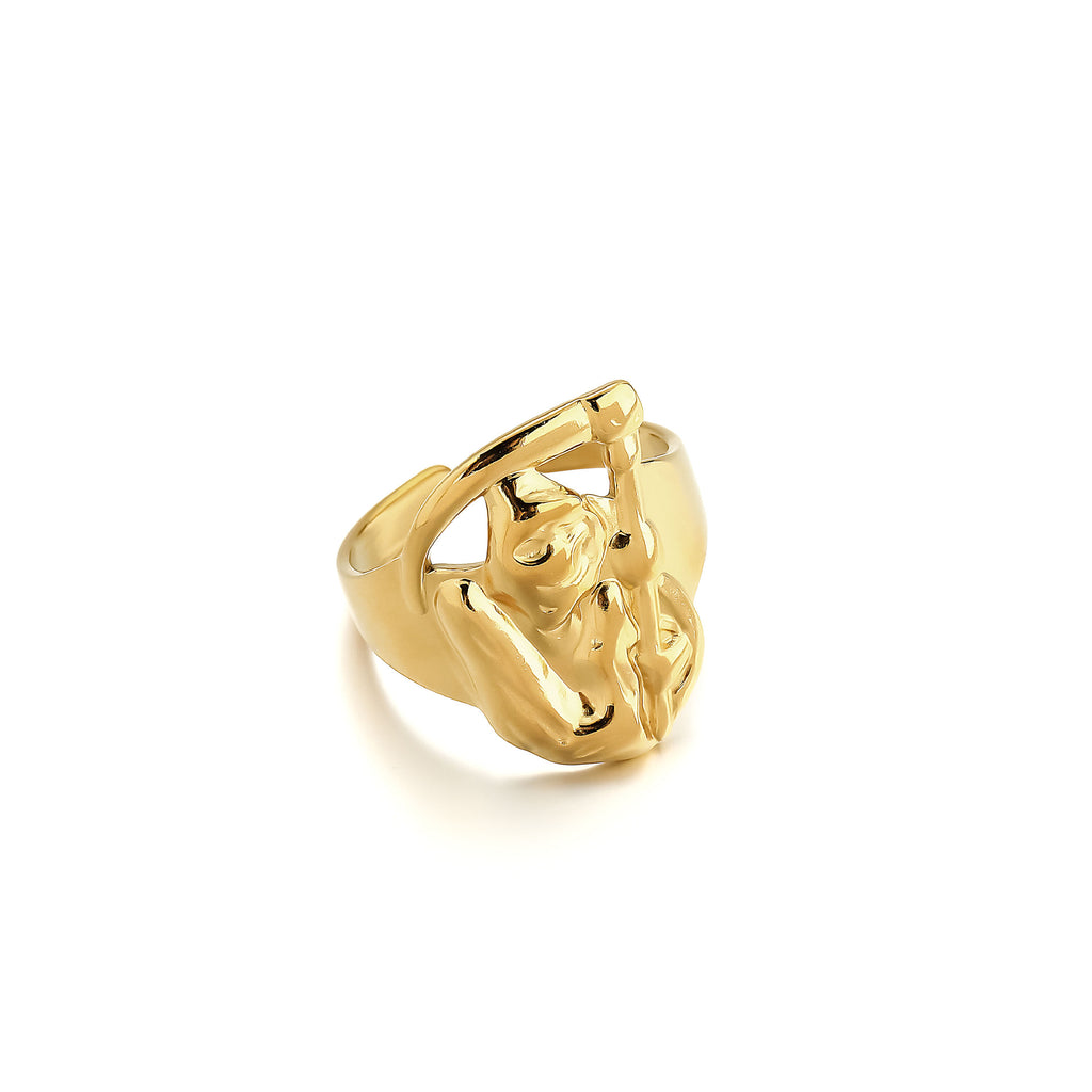 Beautiful Gold Ring with Unique Style