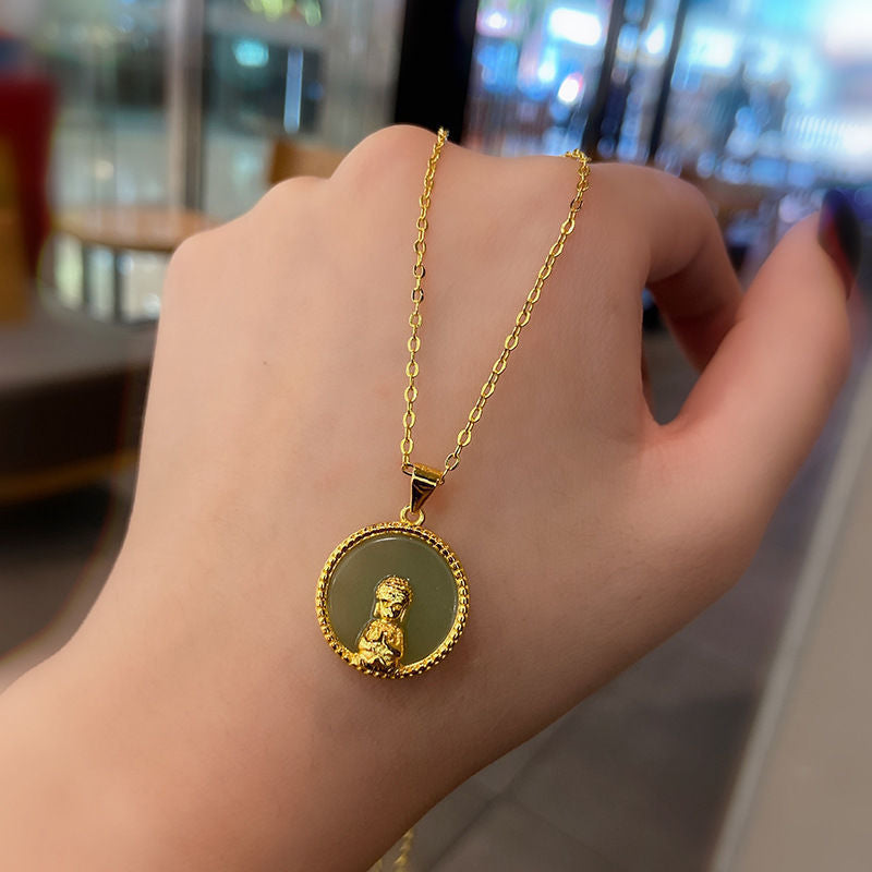 Vintage Handmade Gold Necklace