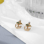 Vintage Handmade Gold Earring