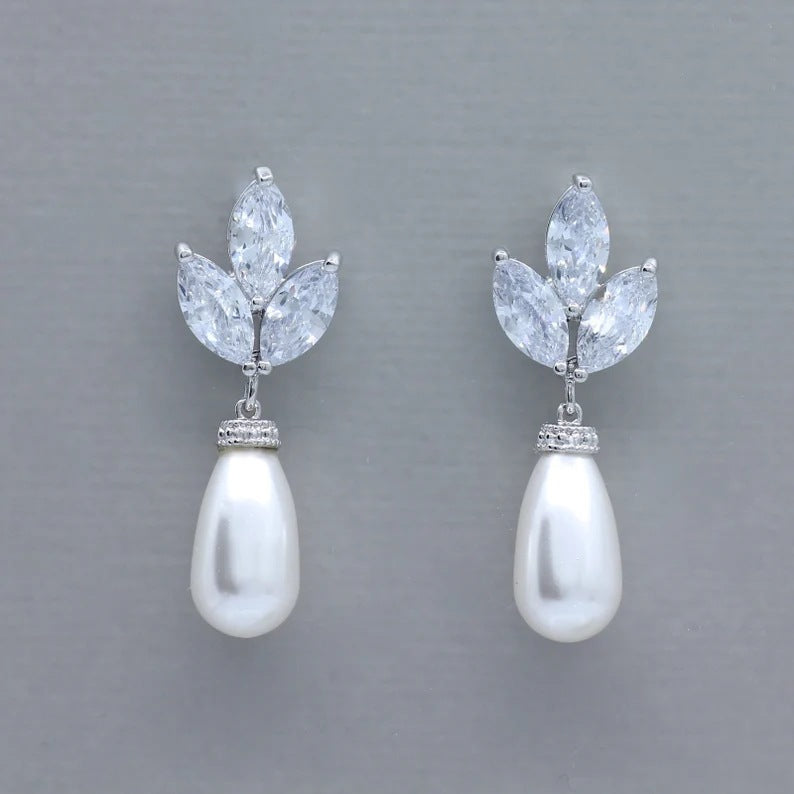 Delicate Artisan Pearl Earring