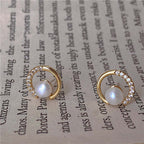 Delicate Artisan Pearl Earring