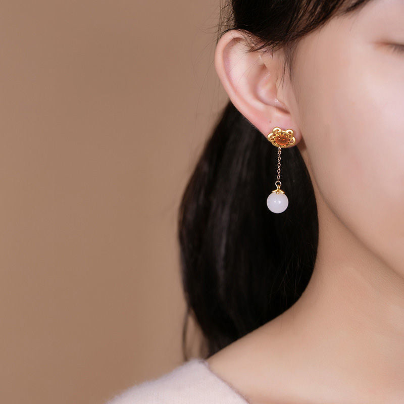 Vintage Handmade Silver Earring