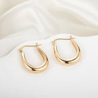 Vintage Handmade Gold Earring