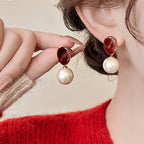 Beautiful Pearl Earring with Unique Style