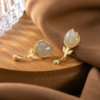 Vintage Handmade Gold Earring