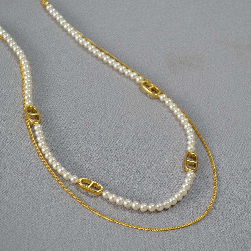 Beautiful Pearl Necklace with Unique Style