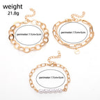 Vintage Handmade Gold Bracelet