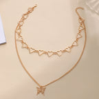 Vintage Handmade Gold Necklace
