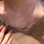 Beautiful Gold Necklace with Unique Style