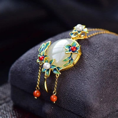 Vintage Handmade Gold Necklace