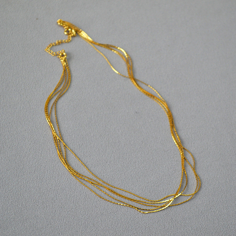 Beautiful Gold Necklace with Unique Style