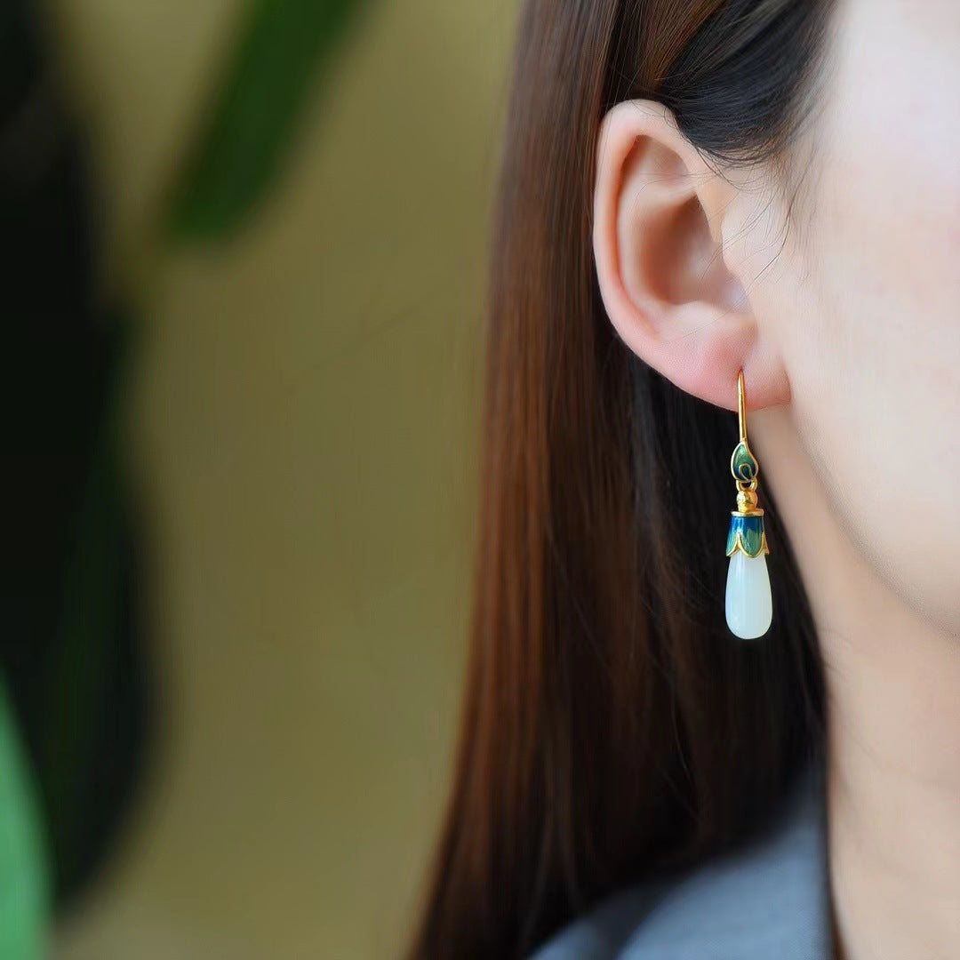 Vintage Handmade Silver Earring