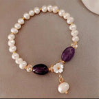 A Delicate Artisan Pearl Bracelet