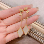 Vintage Handmade Gold Earring