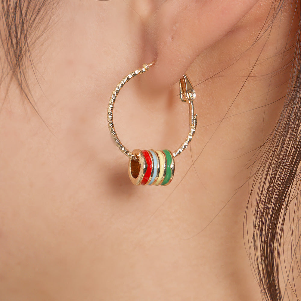 Vintage Handmade Gold Earring