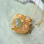 Vintage Handmade Gold Necklace
