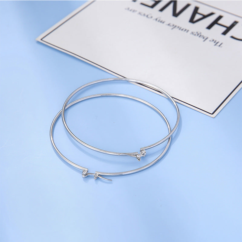 Vintage Handmade Silver Earring