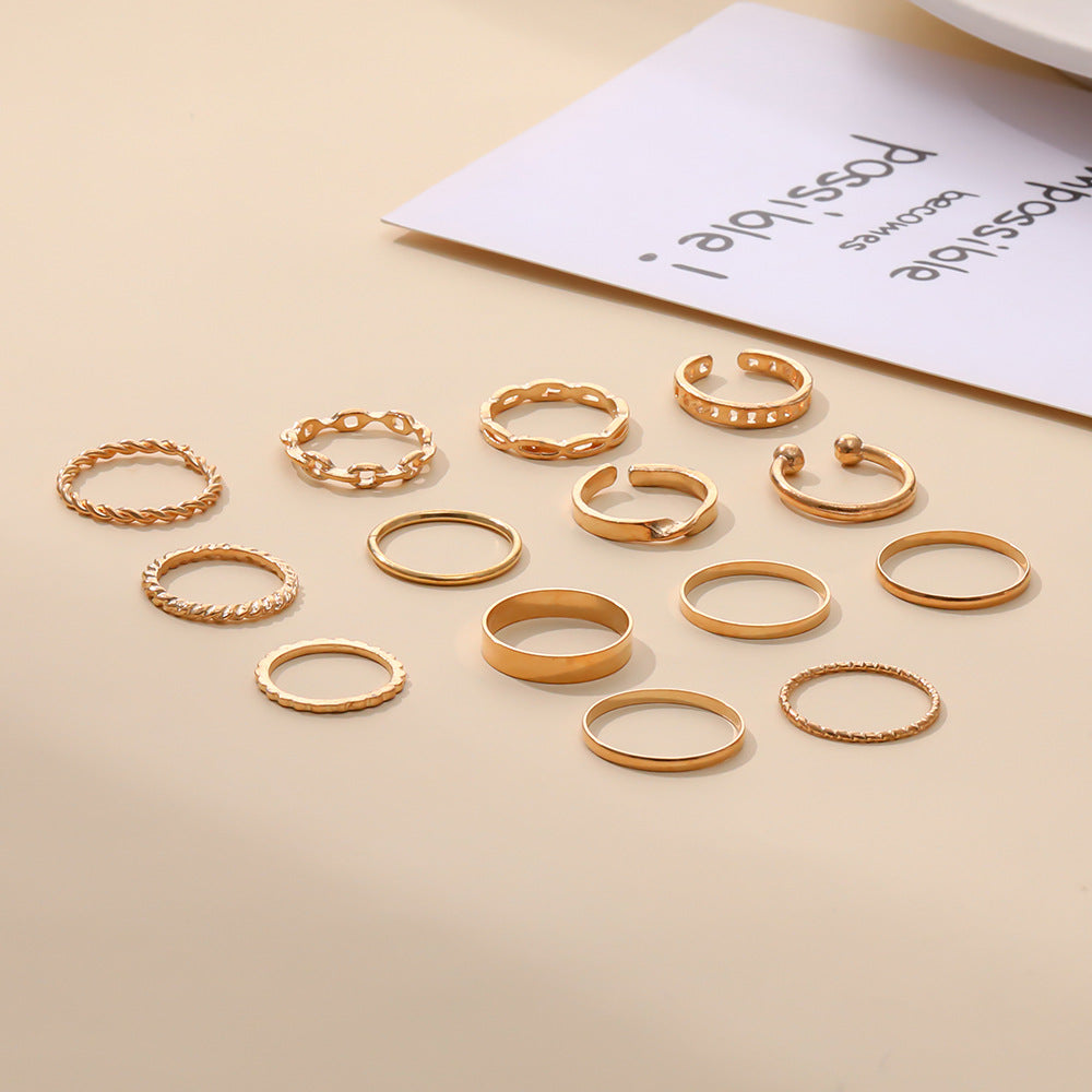 Vintage Handmade Gold Set